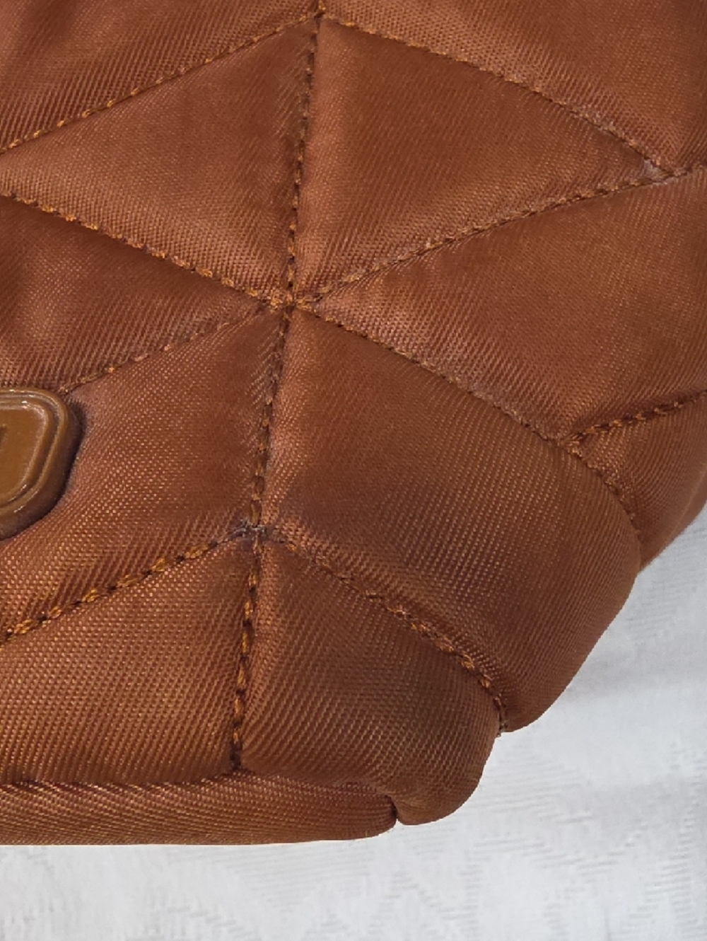 Lug Quilted Crossbody Bag - Walnut Brown - Picture 7 of 9